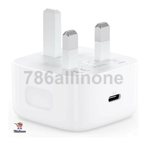 Fast Wall Charger Adapter For iPhone 12 Pro Max Mini UK Plug PD 18W USB-C Type C - Picture 1 of 4