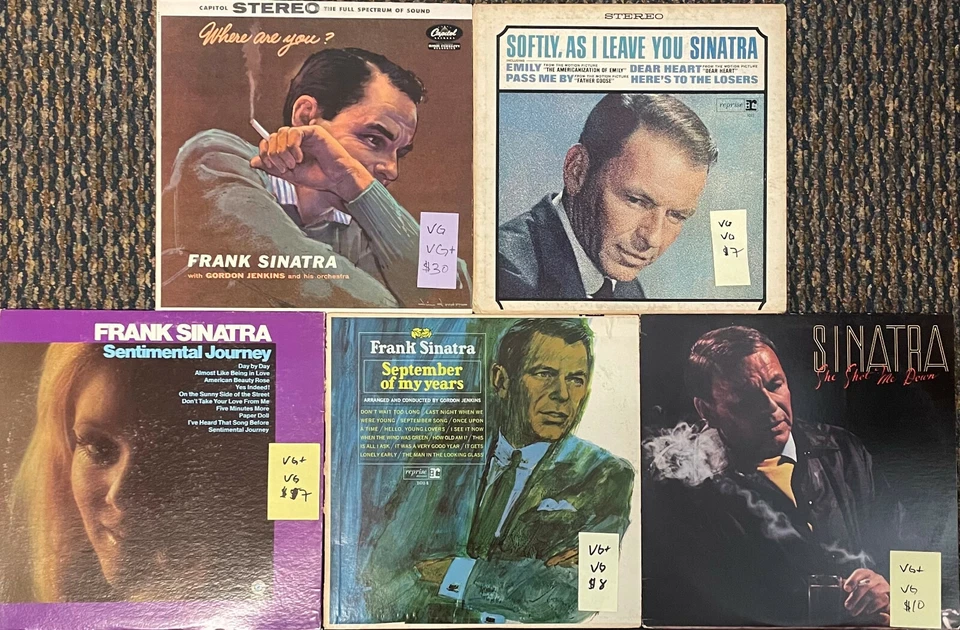 You pick - Various Sinatra Holiday King Cole Vinyl LP - Multiple Titles - Imagem 2 de 2
