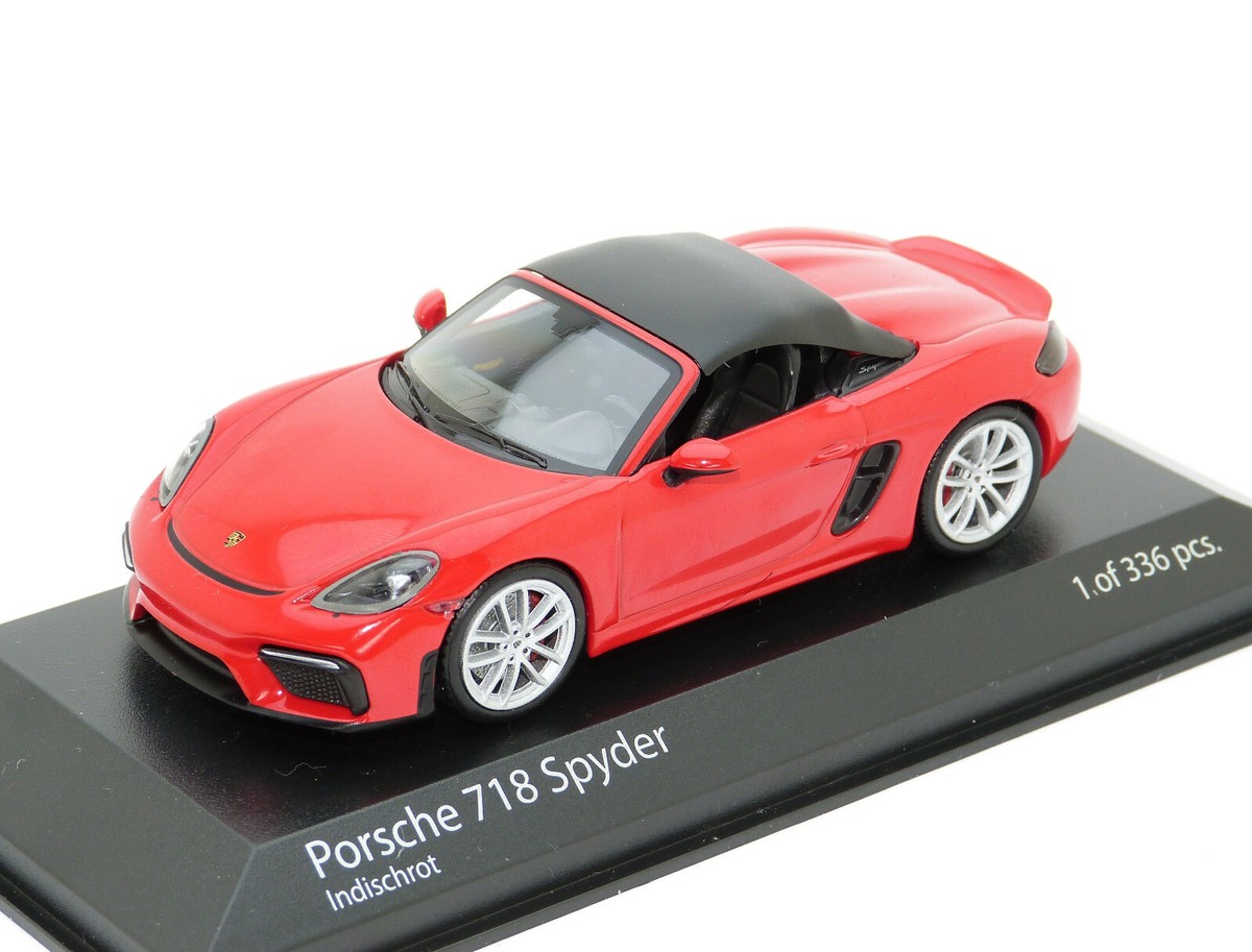 Porsche 718 Boxster Spyder 982 2020 rot red rouge rojo Minichamps