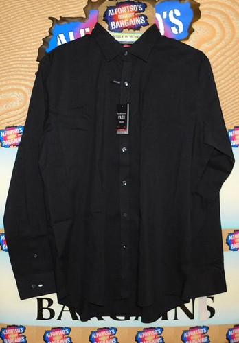 Mens Van Heusen Flex Stretch Long Sleeve Slim Fit Dress Shirts $19.99 (B41) - Picture 7 of 16