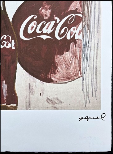 ANDY WARHOL - Coca-Cola - signiert, nummerierte Auflage 49/100, 38 x 56 cm - Bild 4 von 7
