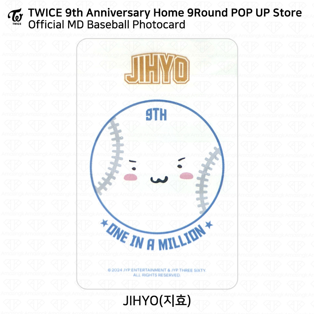 TWICE 9th Anniversary Home9Round PopUp Store MD Photocard Acrylic