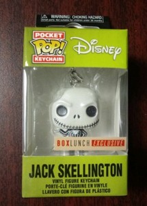 Funko Pocket Pop Disney NBC Metallic Jack Skellington Box Lunch Exclusive | eBay