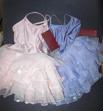 Mirella Leotard with attached Spiral Sequin 4 Layer Tutu Lilac or Pink