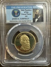 2011-S $1 Presidential Dollar 20th James A Garfield PCGS PR69DCAM Read