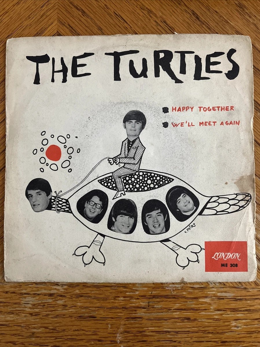 The Turtles Happy Together London ME 308 Spain Picture Sleeve Green Label Single