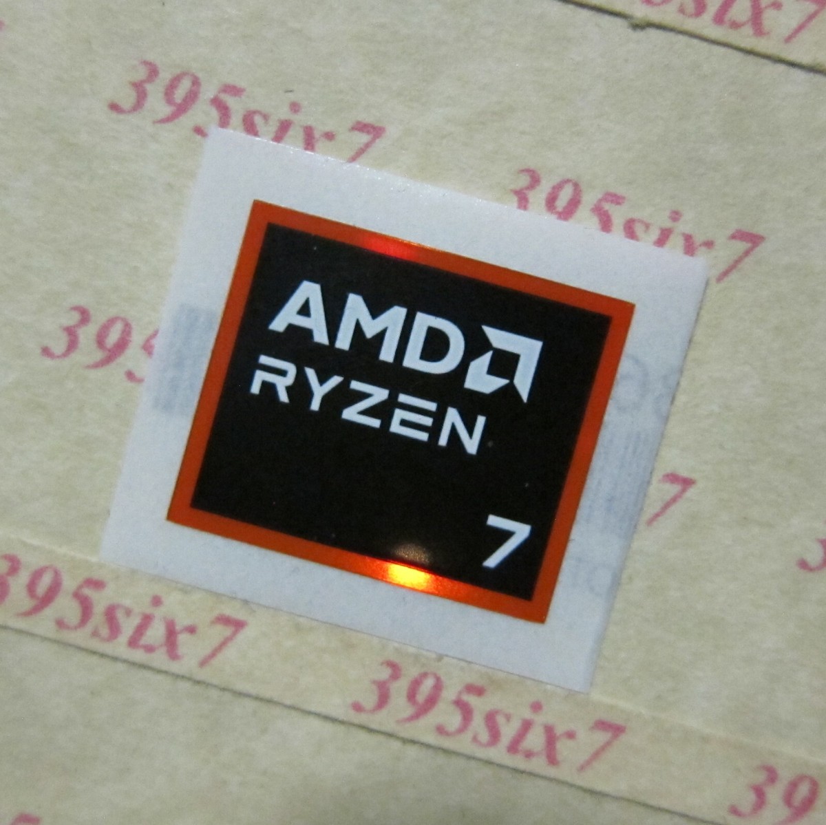 AMD RYZEN 7 Sticker 2024 Version 17mm x 20mm #202404032159 | eBay