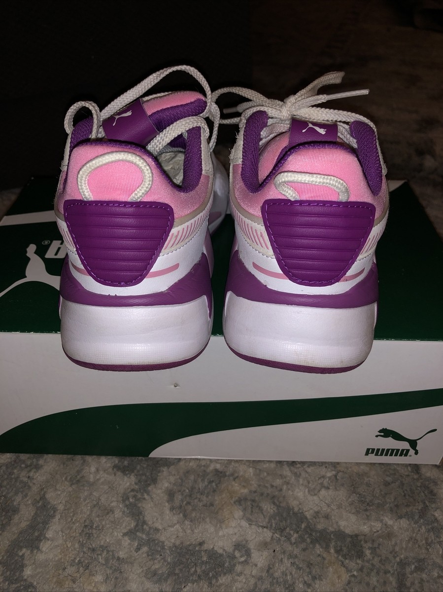 Puma RS-X Mix Running Sneakers 380779-04 White Pink Purple