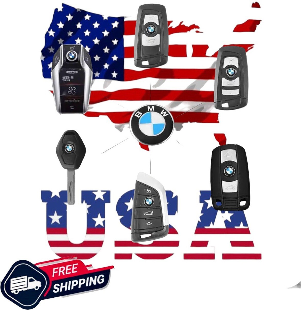 Remote Fob Key Emblem Sticker Bmw Sticker 2pcs New BMW Key Fob Remote Badge Logo Sticker Emblem ...