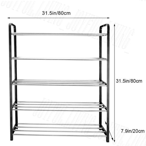 3/4/5 Tiers Layers Shoe Rack Storage Organizer Shelf Stand Shelves Shoe Storage - Picture 4 of 15