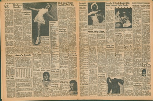 WWII Feb 11-13 1945 Servicemen Edition Oregonian Lot w/Envelope Portland OR Z - Picture 4 of 19