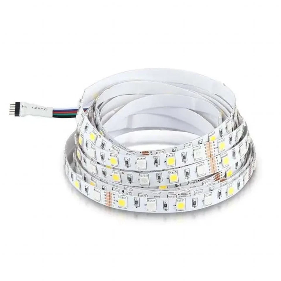 STRISCIA LED 12v RGB, RGBW Kit da 5 10 15 metri Strip, Trasformatori, Controller - Immagine 2 di 2