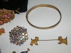 Gorgeous 10Pc VINTAGE & STERLING SILVER JEWELRY LOT Weiss~Cameo~925 JCM~Japan — photo 7