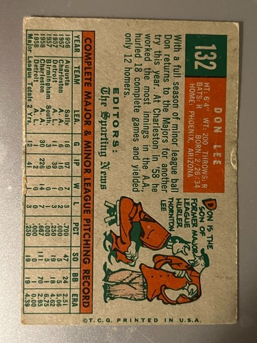 1959 Topps Baseball Singles - Nos 1-299 - Pick Your Card - Complete Your Set - - Bild 225 von 487