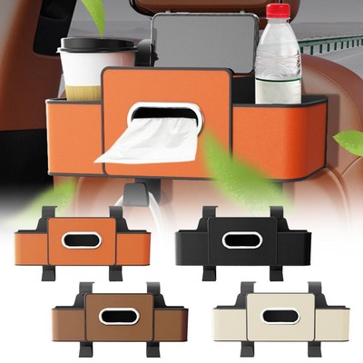 Multifunctional Car Storage Box Seat Back Storage Box Smart Partition U0H1