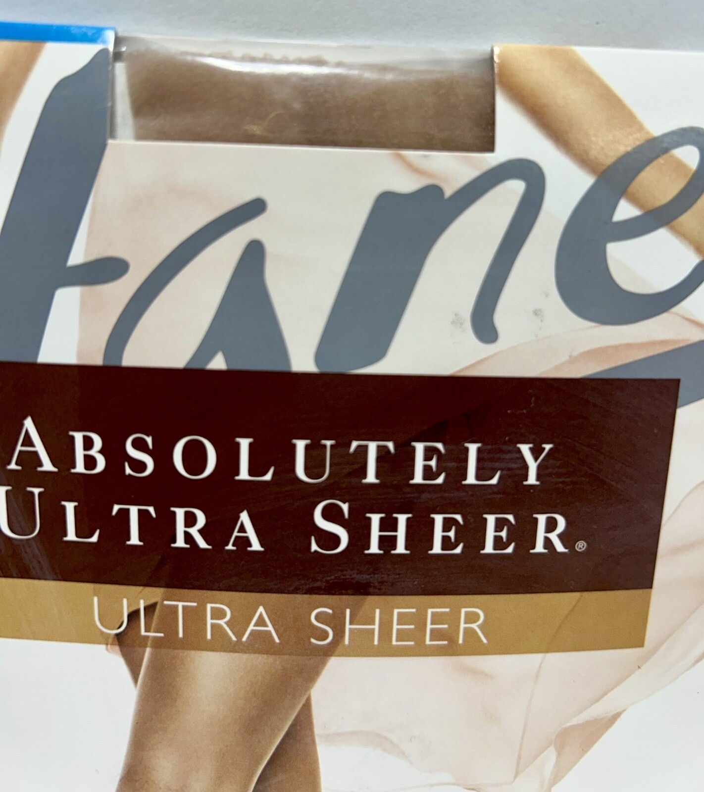 Hanes Absolutely Ultra Sheer control Top Pantyhose  NATURAL, Size E, Style 707