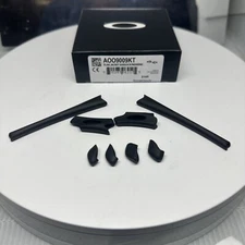Oakley Flak Jacket Ear Sock & Nose Pad Replacement Black GENUINE AOO9009KT