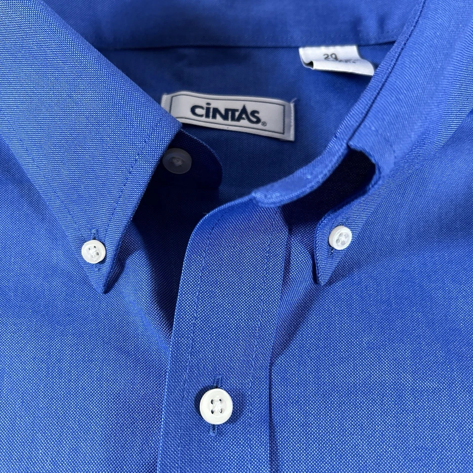 Camisa Cintas Para Hombre 20 LJ Azul Manga Larga Con Botones Foto 4 de 4