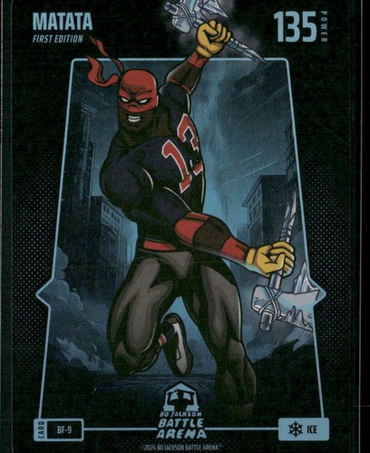 Bo Jackson Battle Arena Battlefoil Ice Matata #BF-9 Ronald Acuna Jr.
