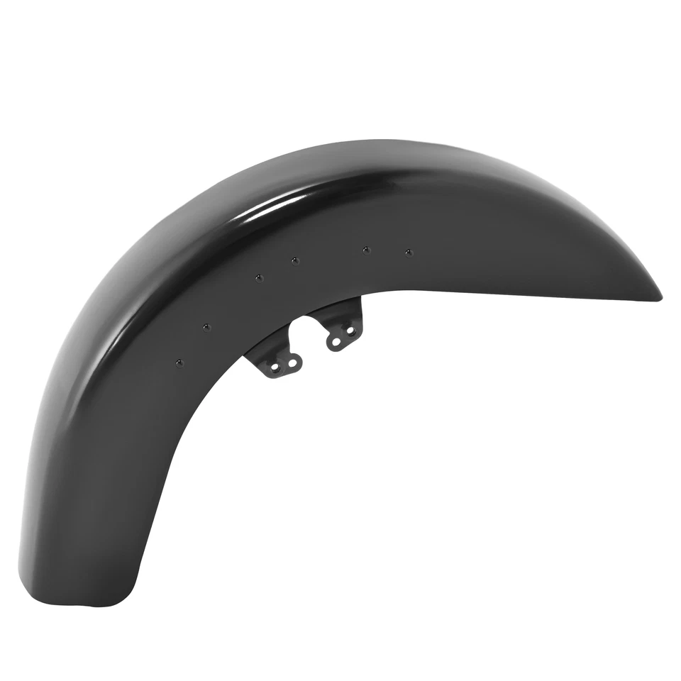 Vivid Black Front Fender Fit For Harley Touring Street Road Glide 2014-2024 2023 - Image 3 of 4