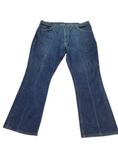 Wrangler Rugged Wear Mens Regular Fit Boot Cut Denim Jeans Size 40X32 Nice Jeans