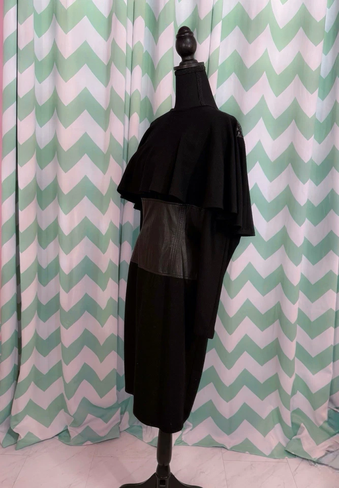 Vtg 80s Glam Rock Power Shoulders Dress Shoulder Pads Snakeskin Epaulets - Image 4 of 4