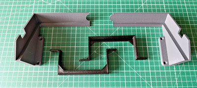 ESU ECOS Halter zum schräg stellen, Halter für ESU Netzteil 50119 oder ähnliche