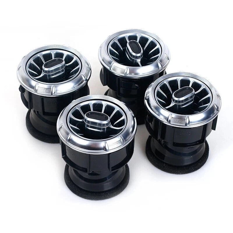 Lámpara de ambiente de entrada de ventilación de aire delantera 4 piezas luz LED para Jeep Wrangler JK 2011-2017 Foto 3 de 4