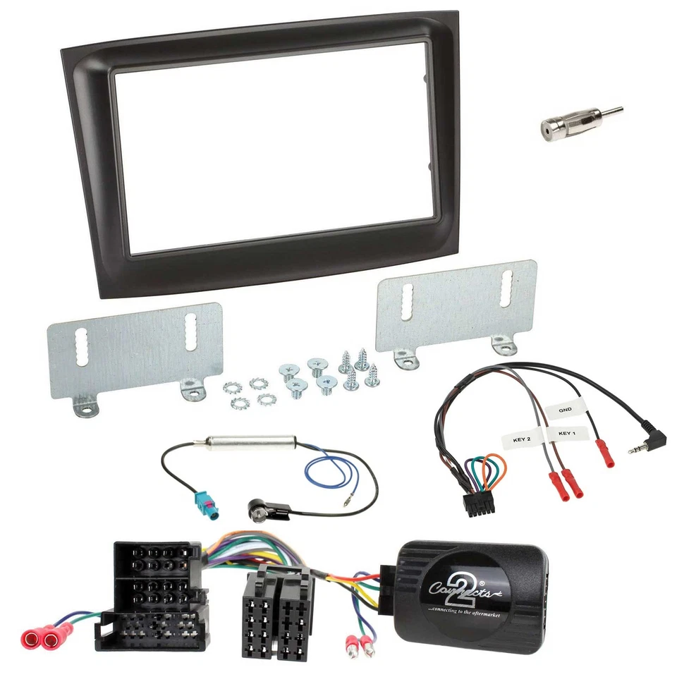 Pioneer DAB Lenkrad 2DIN Bluetooth USB Autoradio für Fiat Doblo Mini-ISO ab 2015 - Bild 3 von 4