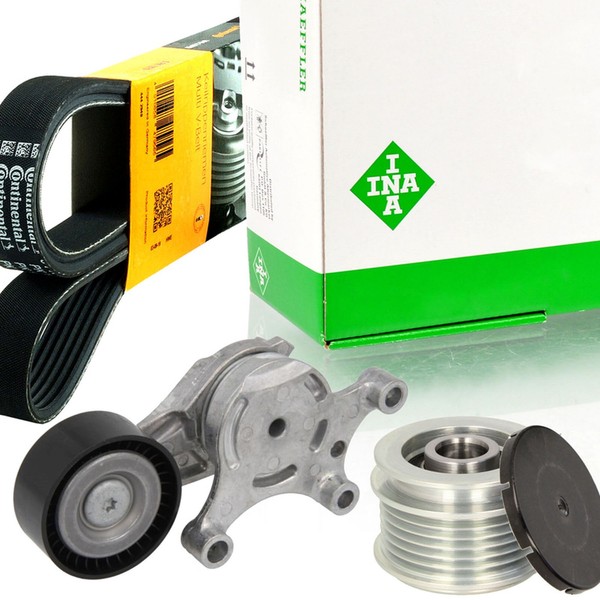 Contitech 6PK976 Keilrippenriemen-Satz + Freilauf FüR Ford Mazda 3 Volvo-image