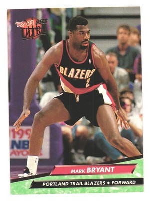 1992-93 Fleer Ultra NBA Basketball Portland Trail Blazers Mark Bryant