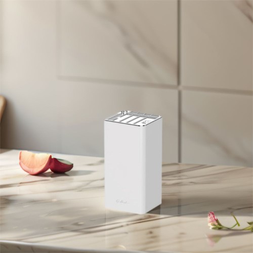 Square Knives Stand Plastic Knives Storage Box Inserted Knives Holder Desk - Picture 7 of 14