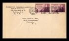 Dr Jim Stamps FDC Whistler Portrait of Mother Pair Fort Stotsenburg Rec'd Stamp