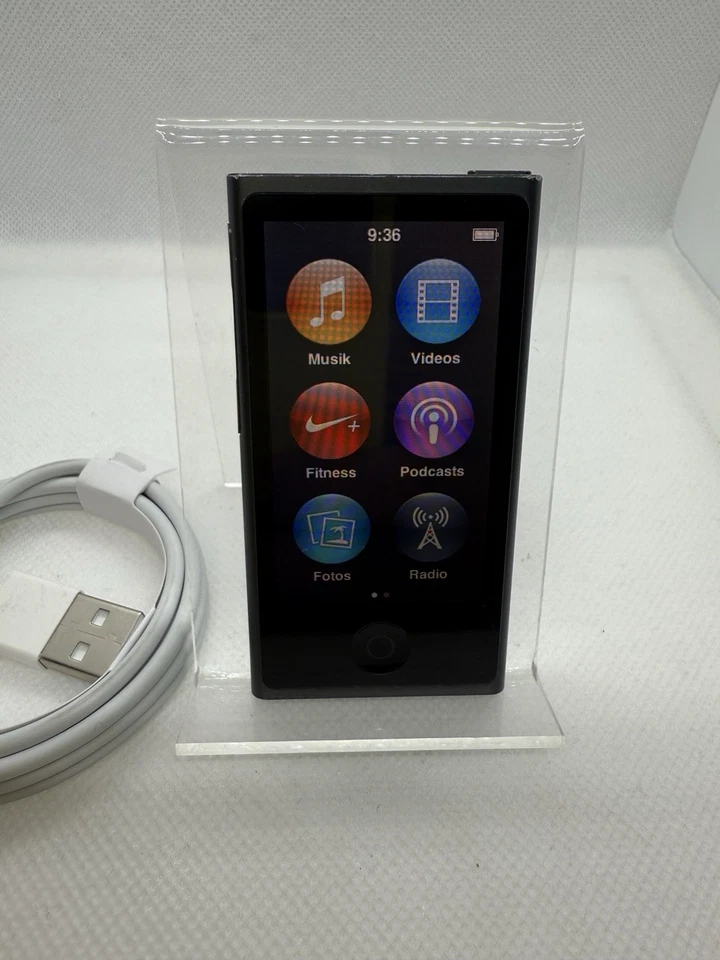 Apple iPod Nano 7. Generation 7G (16GB) Space Grau Grey Gray gebraucht #544 - Bild 2 von 4