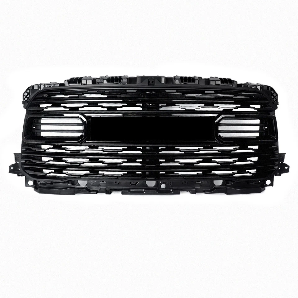 Diamond Black Front Bumper Grille For 2019-2024 RAM 2500 3500 w/o Camera Hole US Foto 3 de 4