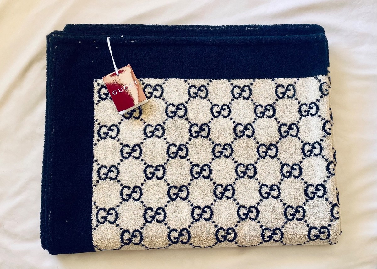 Gucci beach towel - Monogrammed Cotton Terry-Jacquard Beach Towel