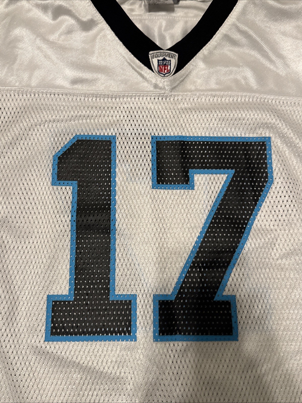 CAROLINA PANTHERS #17 JAKE DELHOMME REEBOK ONFIELD NFL JERSEY BOYS Large 14-16 thumbnail 3
