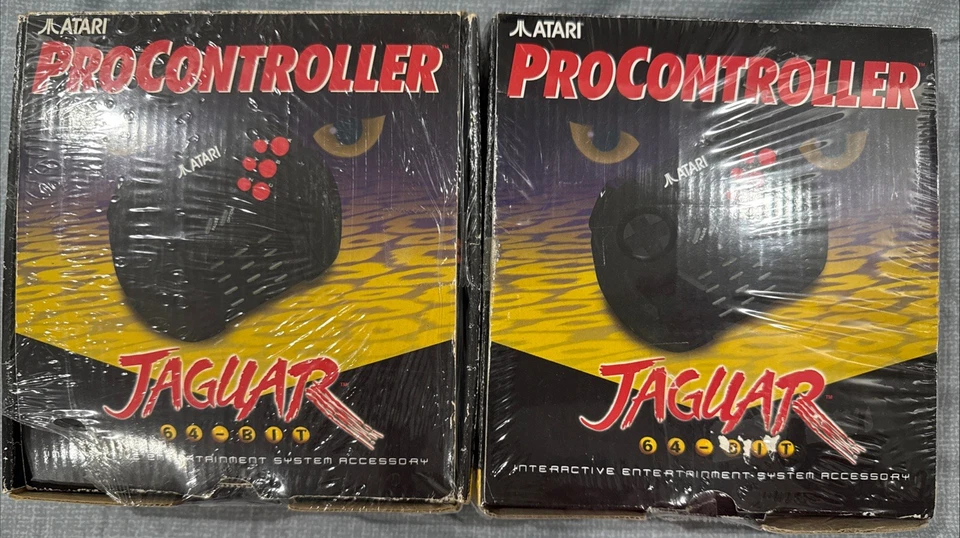 2 Atari Jaguar Pro Controller 6 Six Button Controller Extensions & More Vintage - Image 3 of 4