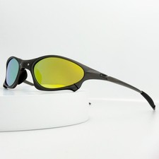 Oakley Penny X-Metal Style Sunglasses Gunmetal Frame Yellow Iridium Lens