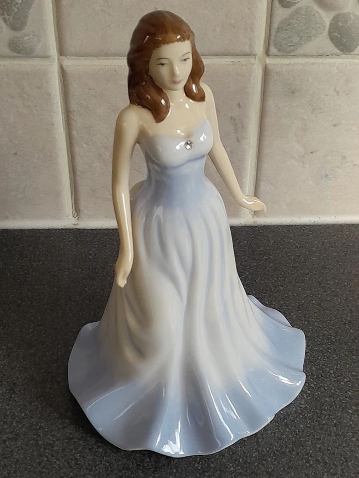 Royal Doulton - The Gemstone Collection - April Diamond figurine - immaculate - Image 2 of 4