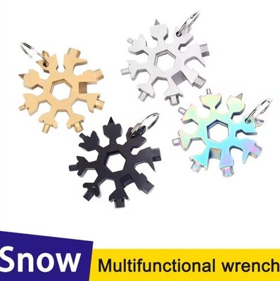 18-in-1 Snowflake Multi Tool Outdoor Camping Travel Camping Adventure Daily...