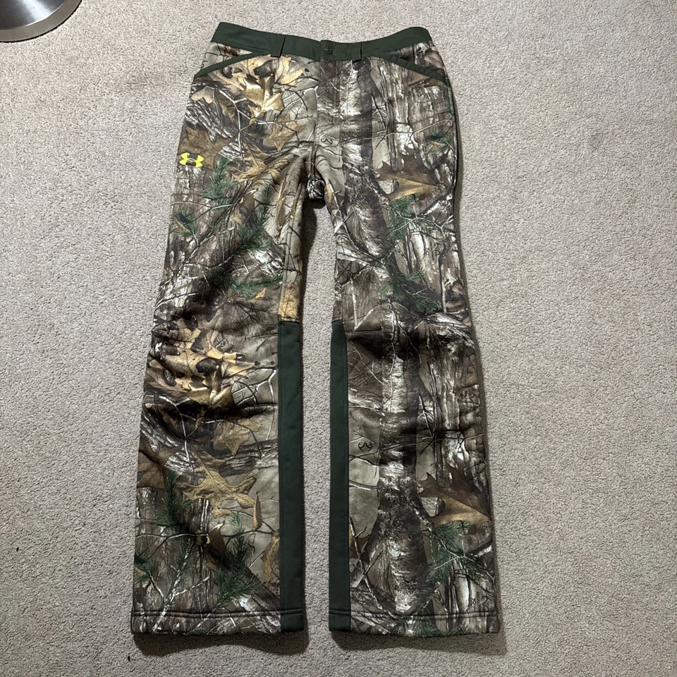Under Armour Insulated Windstop Scent Control Camo Pants Realtree Xtra 34W - Image 2 of 4