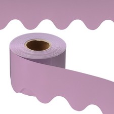 Bulletin Board Border, 65.5 Feet Poster Chalkboard Cork, Gray Pink