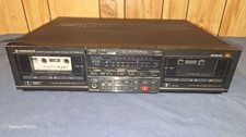 Vintage Pioneer CT-S99WR Double Stereo Cassette Deck Tested Estate Find