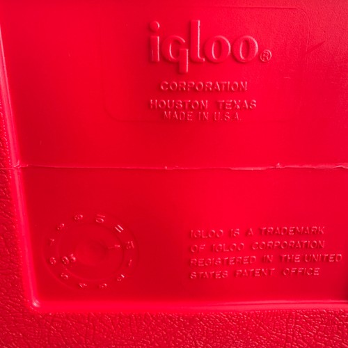 VTG Igloo Coca-Cola Cooler 1990's Collectible Hinged Lid Coke Ice Chest 25 qt - Picture 10 of 12
