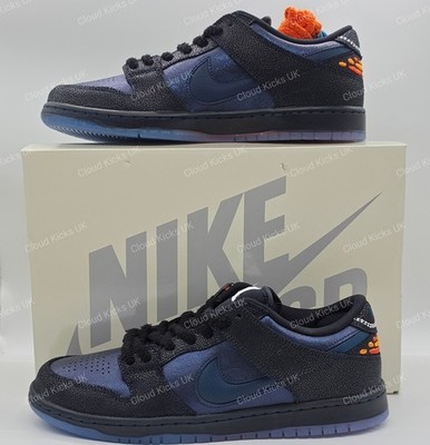 Nike SB Dunk Low x Bluetile Pitch Blue and Black UK10 US11 EU45 IQ1323-001