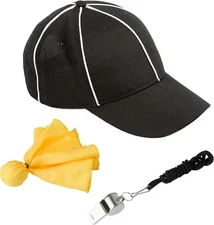 Murray Sporting Goods Referee Accessory Bundle Kit - Black & White 