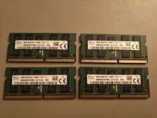 SKhynix 64GB 4x16 GB SODIMM RAM 2400Mhz 4 Sticks HMA82GS7AFR8N