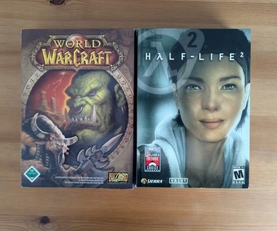 Rare World of Warcraft Horde Cover Big Box + Half-Life 2 Alyx Variant Big Box PC