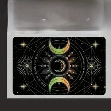 One Debit Credit Card Skin Sticker Decal Laser Holographic Moon Phases NO CHIP